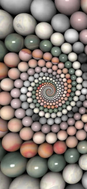 Spiral Baggrund — iPhone 15 Wallpapers