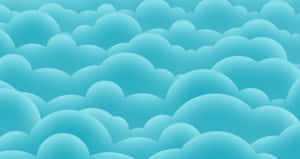 en blå baggrund med skyer på himlen — Sød blå Wallpapers
