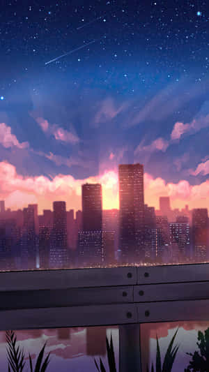 Anime bybilleder — Anime landskab Wallpapers