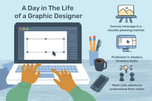 En dag i livet som grafisk designer — Grafisk design Wallpapers