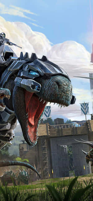 Ark Survival 4k — Vivo V60e Wallpapers