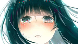 Trist anime-baggrund — Sørgelig anime GIF Wallpapers