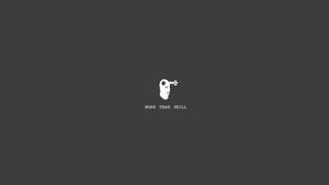 Enkel gaming-profil med et citat — Simpel Wallpapers