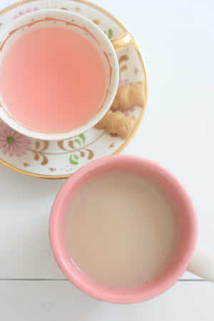 En forfriskende pink te venter — Huawei MatePad Pro Max Wallpapers