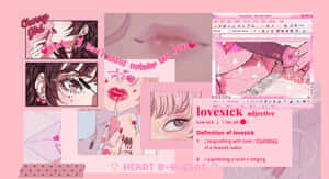 Pink Anime Æstetik billeder