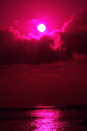 Neon pinke æstetiske billeder — Neon pink æstetik Wallpapers