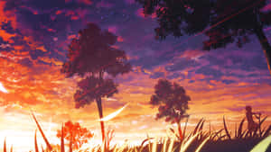 Anime landskabsbaggrund — Anime landskab Wallpapers