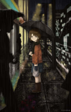 serial experiments lain — Galaxy Tab A9+ Wallpapers