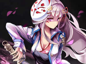 Lilla anime-baggrund