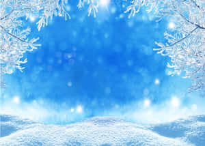 Vintersne baggrund — Sne æstetik Wallpapers