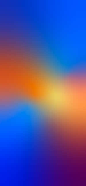 Blå Og Orange Baggrund — iPhone 16 Pro Max Wallpapers
