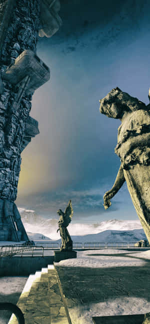 Iphone Xs Max The Talos Principle Baggrund — Galaxy A17 Wallpapers