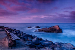 Strand solnedgang billeder — MacBook Air 15 Wallpapers