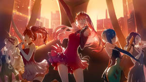 Anime-dansepigeband wallpaper — Anime dans Wallpapers
