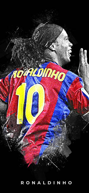 Enkel Ronaldinho Kunst baggrund — iPhone Air Wallpapers