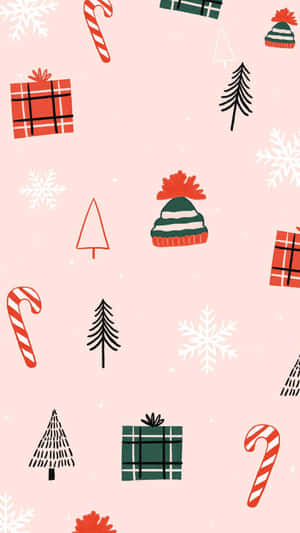 Enkel julebaggrund — Enkel jul Wallpapers