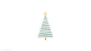 Enkle juletræssnoer — Enkel jul Wallpapers