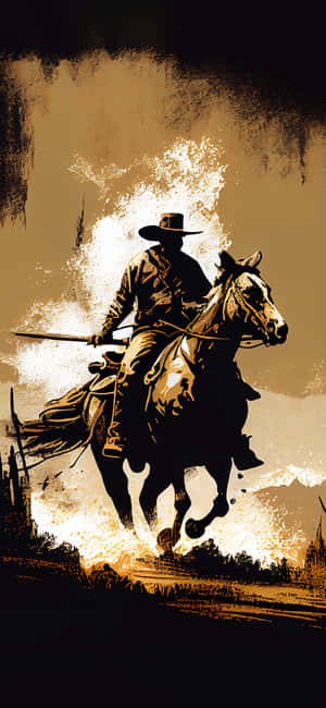 Cowboy baggrund — Xperia 1 Wallpapers