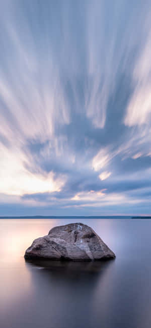 Ensom sten naturlig baggrund — Vivo X200T Wallpapers