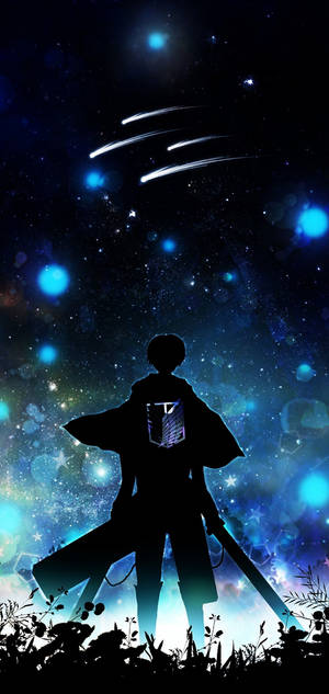 Eren Silhuet Attack On Titan iPhone — Galaxy S25 Edge Wallpapers