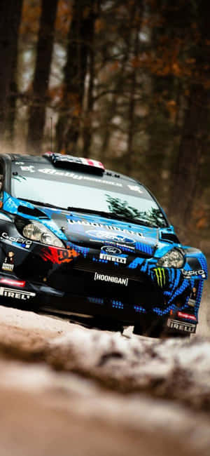 Iphone Xs Dirt Rally Baggrund — Efterår Wallpapers