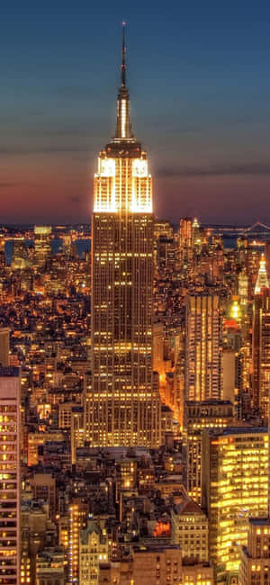 Iphone Xs Ny City Baggrund — Honor Play 60A Wallpapers