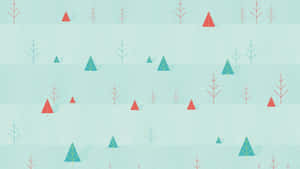 Simpel julebaggrund — Enkel jul Wallpapers