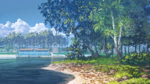 Anime landskabsbaggrund — Anime landskab Wallpapers