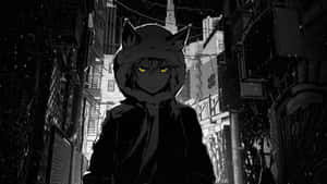Mørke anime-billeder — Sort og hvid anime Wallpapers