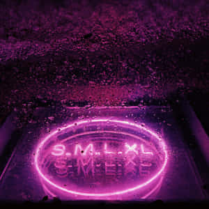 Lilla Neon Baggrund — iPad 10. generation Wallpapers