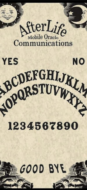 Et vintage Ouija-bræt på en mystisk træoverflade. — Oppo Find N3 Wallpapers