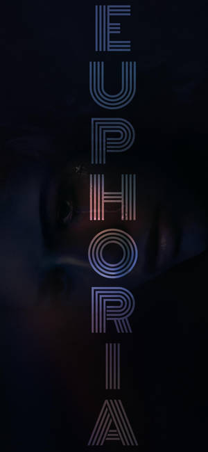 Euphoria lodret logo baggrund — iPhone 16 Pro Wallpapers