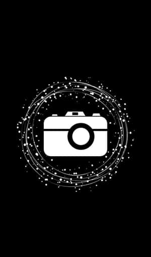 Instagram Sort Baggrund — Galaxy Tab A Wallpapers