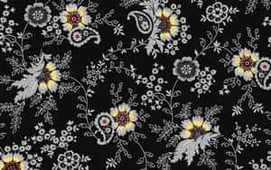 Fængslende mørk blomsterbaggrund — Mørk blomstret Wallpapers