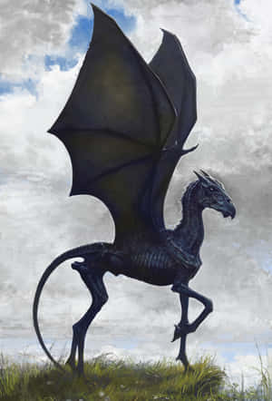 Fængslende Thestral i det mystiske måneskin — Xiaomi 18 Fold Wallpapers