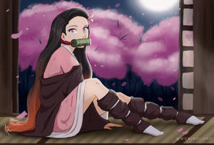 Fan Art Illustration af Demon Slayer Nezuko