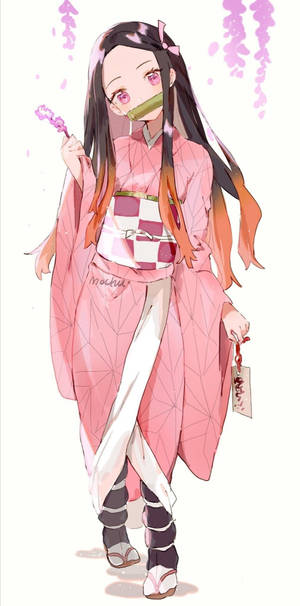 Fan Kunst Demon Slayer Nezuko — Sej djævlejæger Wallpapers