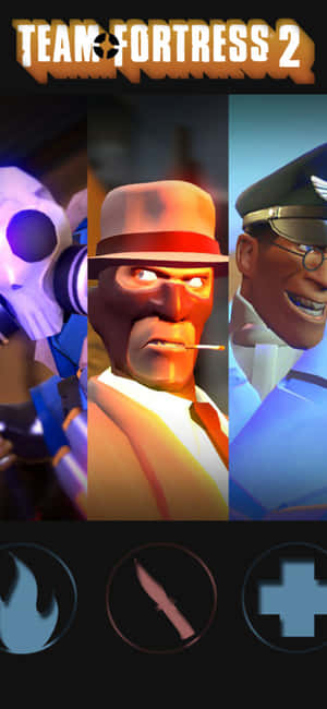 iPhone XS Team Fortress 2 Baggrund — Pixel 8a Wallpapers