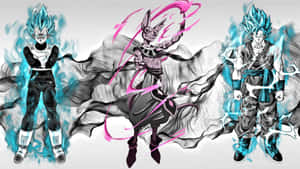 "Fang op med Goku, Vegeta og resten af banden og drag ud på eventyr i nye verdener med Dragon Ball Super!" — Dragon ball super GIF Wallpapers