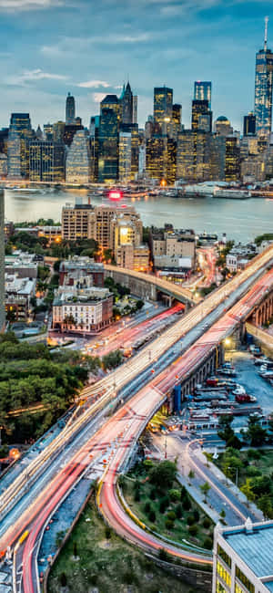 iPhone X New York Baggrund — IQOO Wallpapers