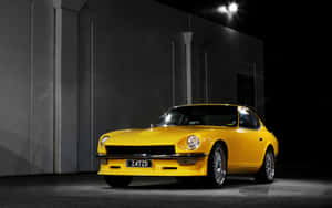 Fantastisk Datsun Klassisk Bil i Aktion — MacBook Pro 13 Wallpapers