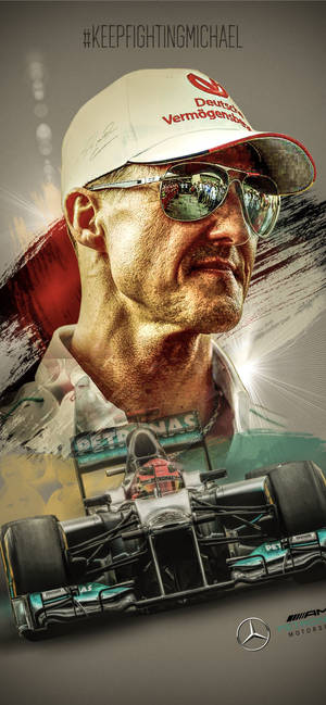 Fantastisk Michael Schumacher Telefon wallpaper. — iPhone 15 Pro Max Wallpapers