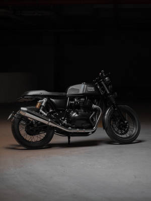 Fantastisk Sort Motorcykel Mørk 4k