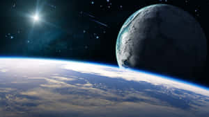 Fantastisk udsigt over det kosmiske landskab — Ydre rum Wallpapers