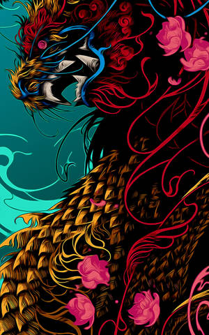 Farvedragekunst til Iphone-skærme — Galaxy Tab Active Wallpapers