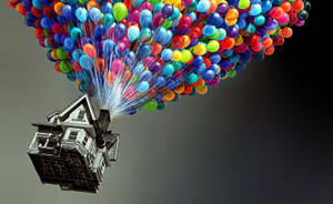 Op film farverige balloner baggrund — Dag Wallpapers