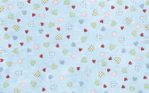 Farverig sød blå baggrund — Sød blå Wallpapers