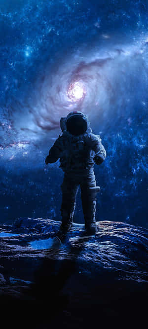 Astronaut baggrund — Pixel 10 Wallpapers