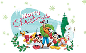 Fejr julen med Disneys magi — Disney jul Wallpapers