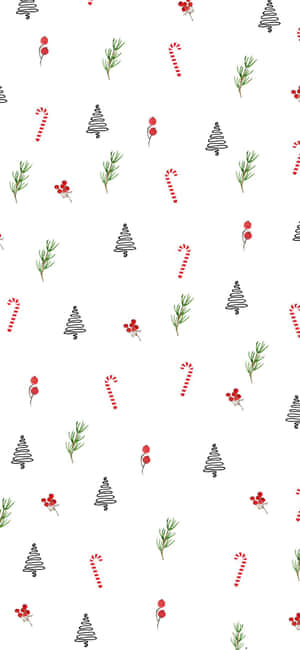 Enkel julebaggrund — ZTE Blade A56 Wallpapers